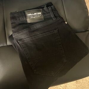 Hollister Ripped Black Jeans